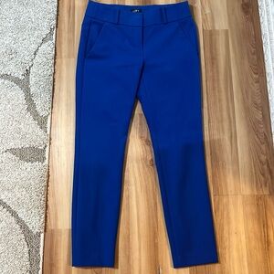 LOFT Blue Marisa Skinny Slacks Size 2
